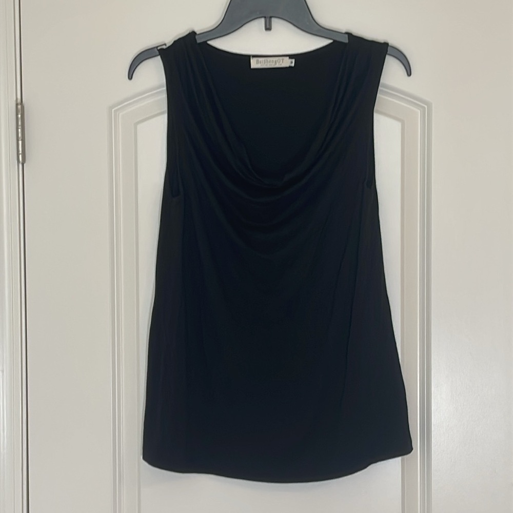 Bai Sheng GT Sleeveless Cowl Neck Top Size M